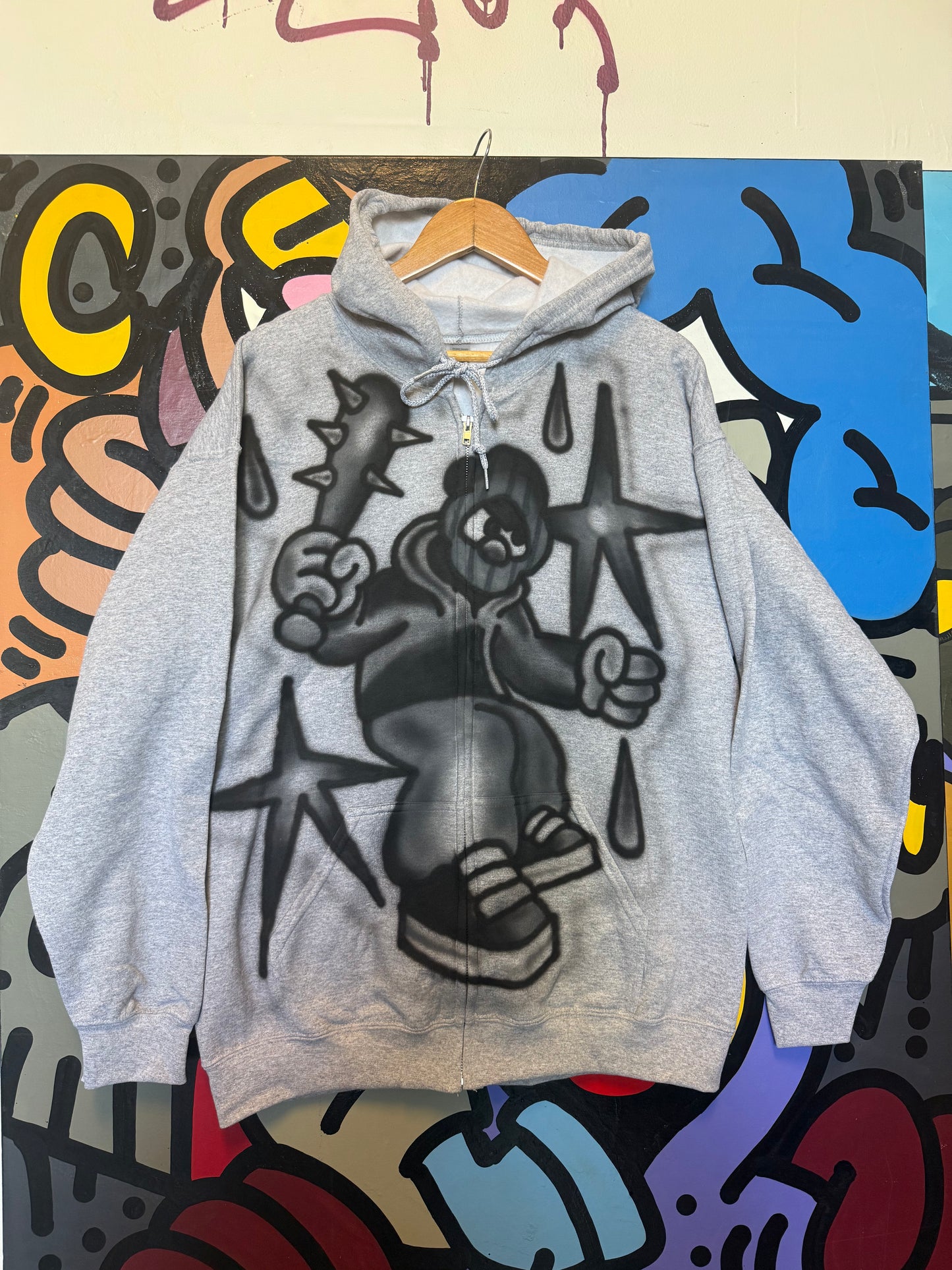 1/1 Zip Bat Hoodie